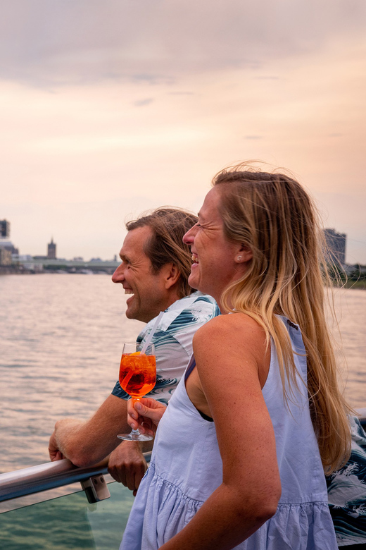 Cologne: 2-Hour Evening Cruise on the Rhine River - Setting off beneath the Hohenzollern Bridge