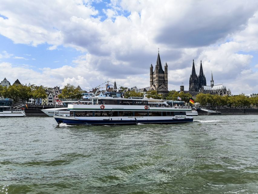 Cologne: Top Sights Rhine River Cruise - Skyline Tour - Boarding at Konrad-Adenauer-Ufer