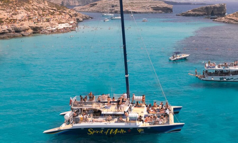 Comino: Blue Lagoon Catamaran Cruise with Lunch and Open Bar - Is $105 good value for seven hours?