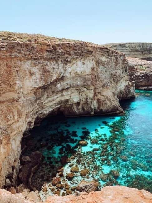 Comino & Gozo: Blue & Crystal Lagoons Cruise with Sea Caves - Crystal Lagoon: 30 minutes in clear water