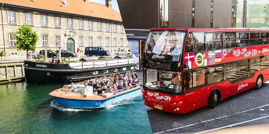Copenhagen: Hop-On Hop-Off Bus Tour with Boat Tour Option - The central route: Station, Tivoli, and the waterfront