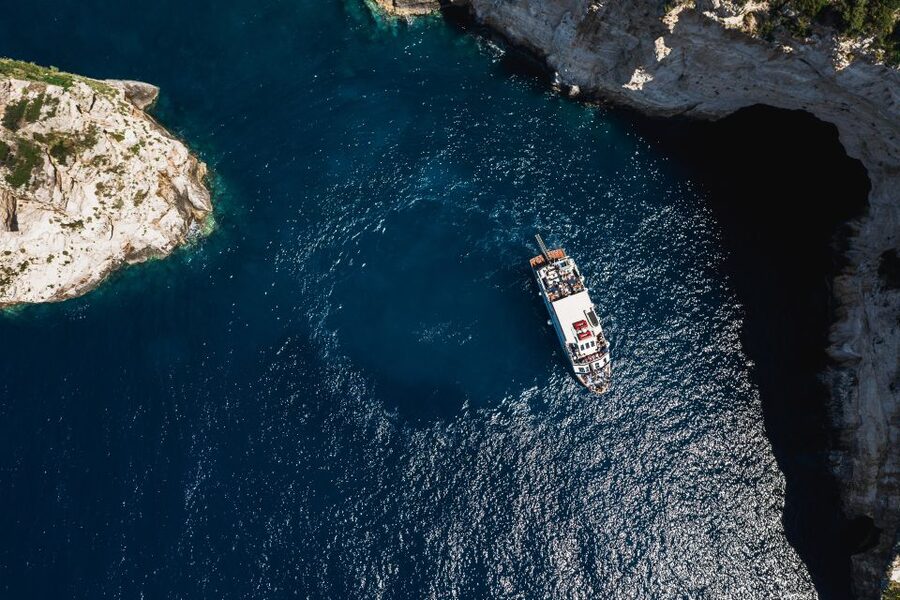 Corfu/Benitses/Lefkimmi: Paxos, Antipaxos, & Caves Cruise - Antipaxos and the Voutoumi swim stop