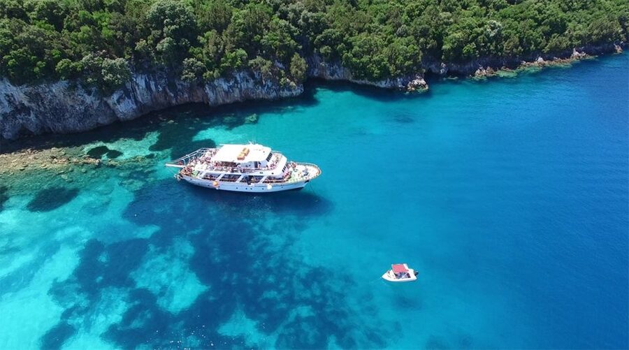 Corfu: Day Cruise to the Blue Lagoon with Visit to Syvota - Bella Vraka is a shorter, calmer swim stop