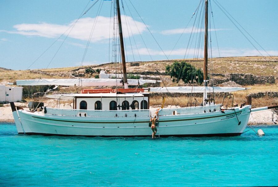 Corfu: Sunset Cruise on Classic Boat with Cocktails & Snacks - Meeting the Koryfo at Corfu’s old port