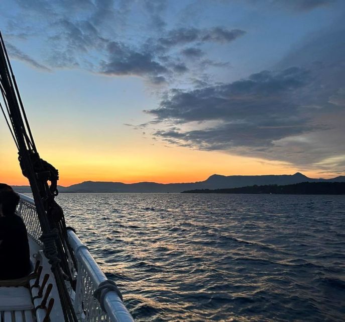 Corfu: Sunset Cruise on Classic Boat with Cocktails & Snacks - Passing Mon Repos and the Corfu coastline