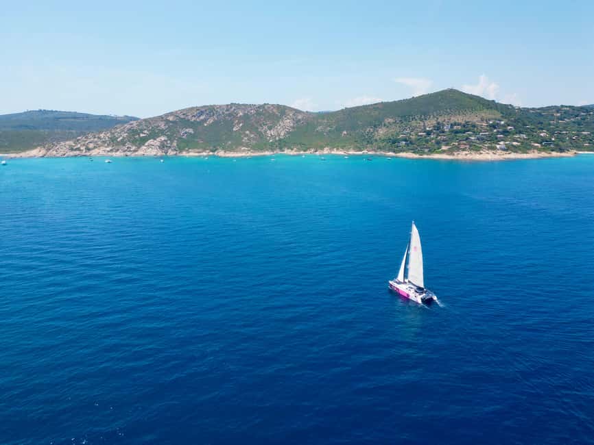 Côte d'Azur: Half-Day Coastline Catamaran Sailing Tour - Sailing past Saint-Tropez for three easy hours