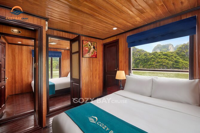CozyBay Cruise-The Best Small Group 2D/1N inHalong-All inclusive - What the private cabin is really like