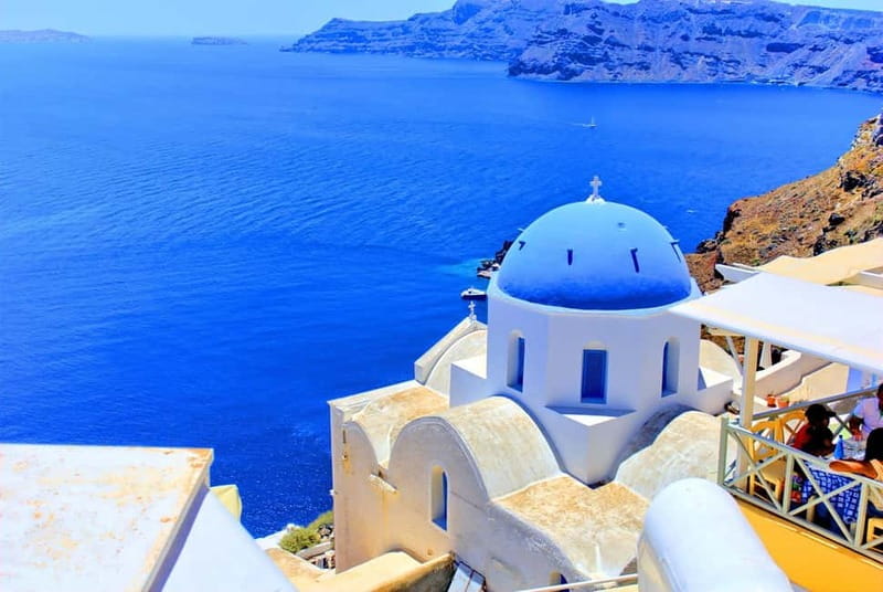 Crete: Santorini Day Trip with Fast Ferry Cruise - Fira: more practical, less picture-perfect