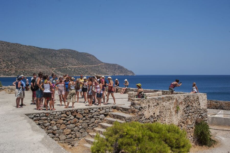 Crete: Spinalonga, Elounda, & Agios Nikolaos Boat Tour & BBQ - Kolokytha Beach: swim first, eat second