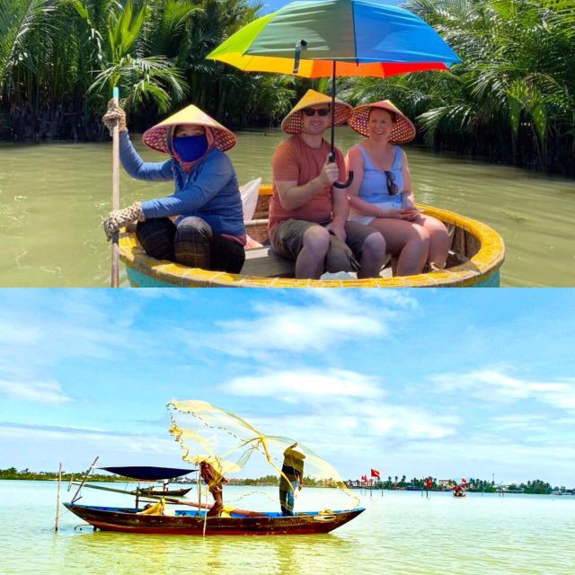 Da Nang/Hoi An: Coconut Village Boat and Hoi An City Tour - Cam Thanh Coconut Village by round basket boat