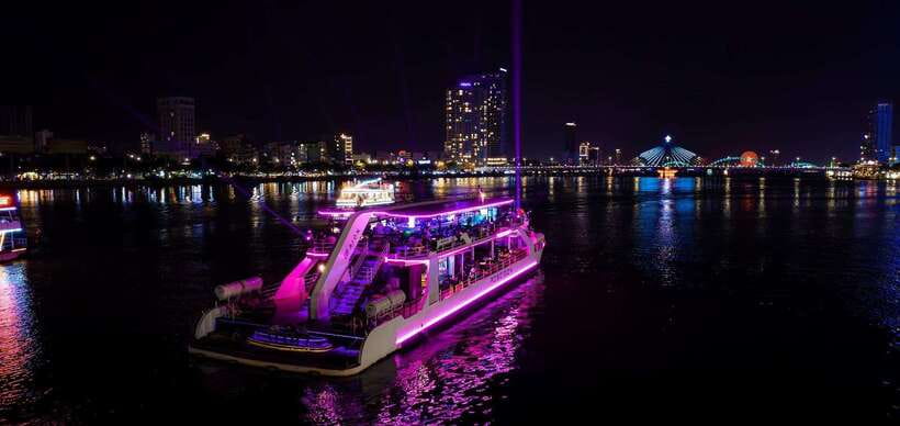 Da Nang: Poseidon Cruise with Dinner and Dragon Bridge Show - Choosing between sunset and the 8:30 PM sailing