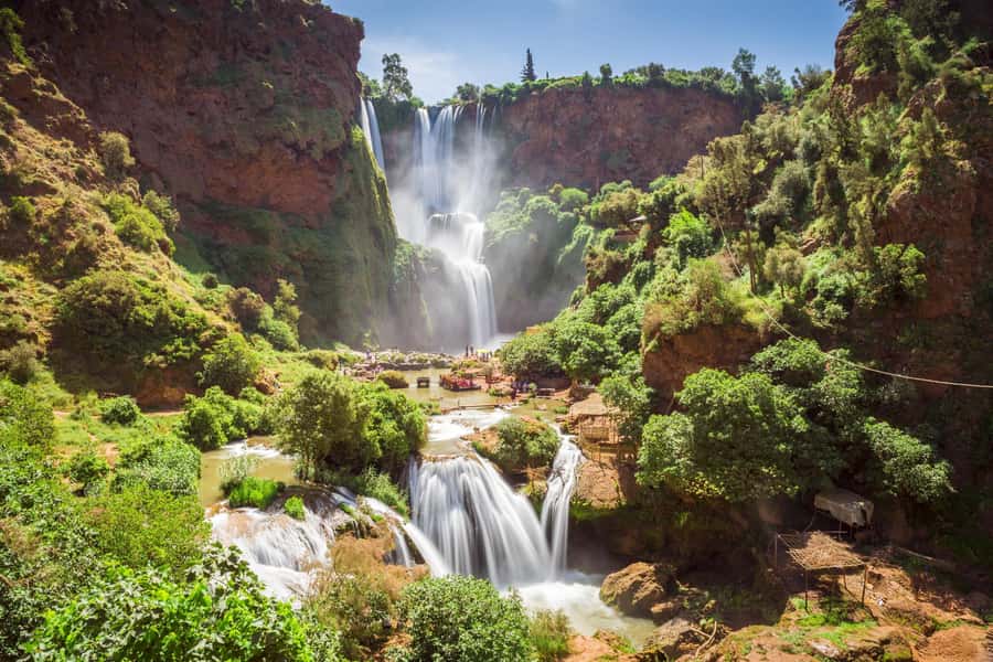 Day Trip To Ouzoud Waterfalls & Boat Ride From Marrakech - Berber villages and changing Moroccan scenery