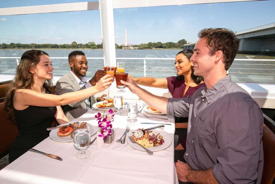 DC: City Cruises Gourmet Brunch, Lunch, or Dinner Cruise - Music, dancing, and the mood onboard