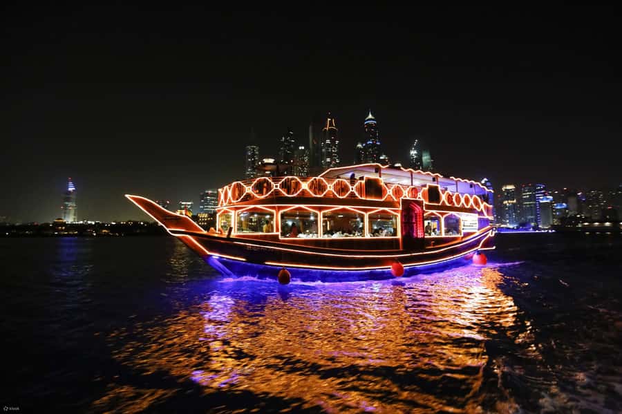 Doha: Arabic Dhow Cruise with Dinner, Tea & Coffee - Along the Corniche, where Doha changes character