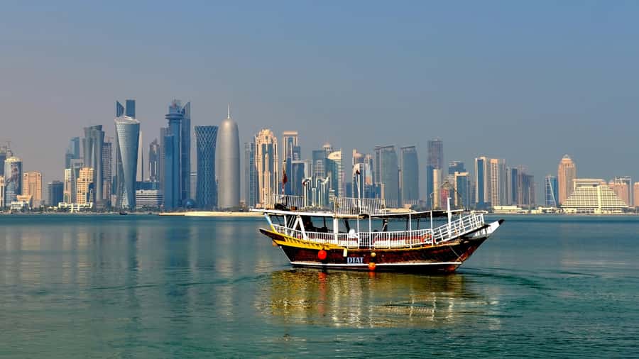Doha: City Highlights Tour and Traditional Dhow Boat Cruise - Pickup, vehicle, and timing details