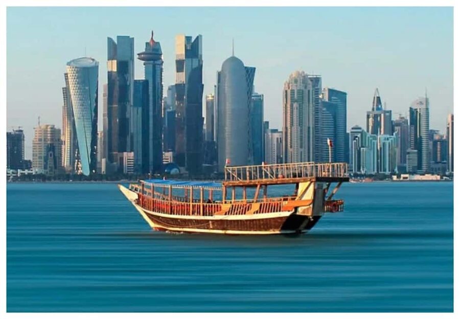 Doha: Evening Dhow Cruise with Box Park, Corniche & Pearl - Boarding Near the Museum of Islamic Art