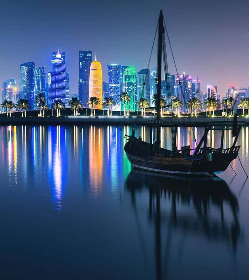 Doha: Traditional Dhow Cruise with Dinner Option - The traditional dhow and the Corniche views