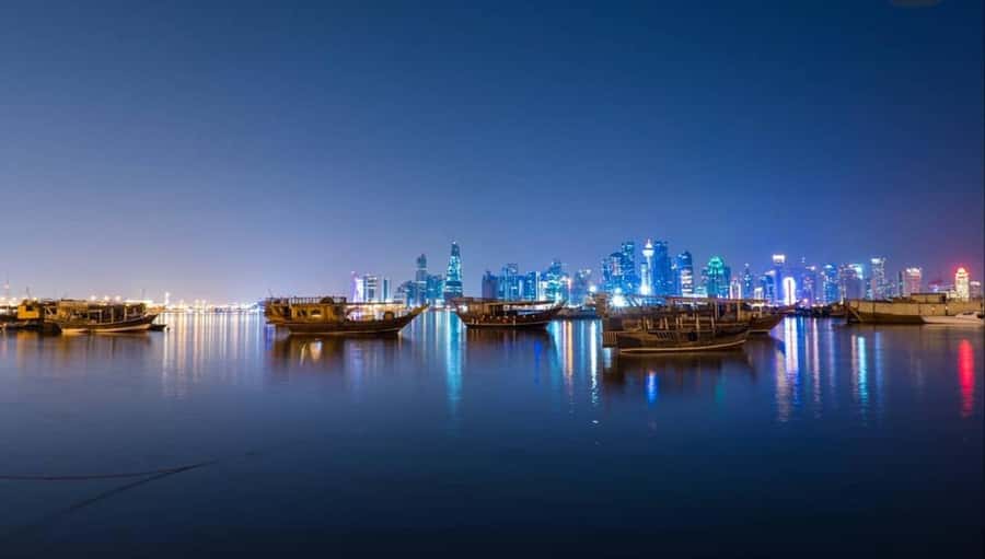 Doha: Traditional Dhow Cruise with Dinner Option - Arabic Qahwa and a little local character