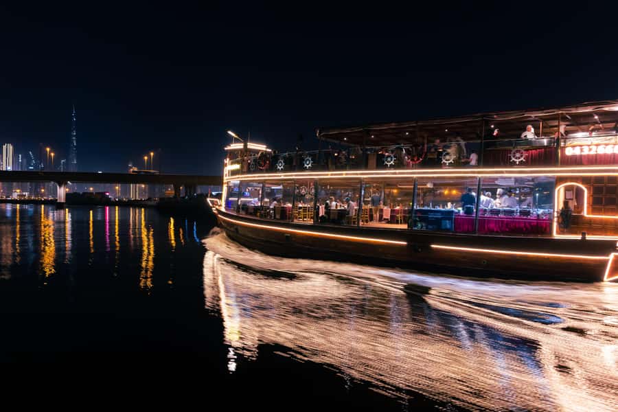Dubai: Luxury Canal Dinner Cruise with Optional Transfers - Key points before you book