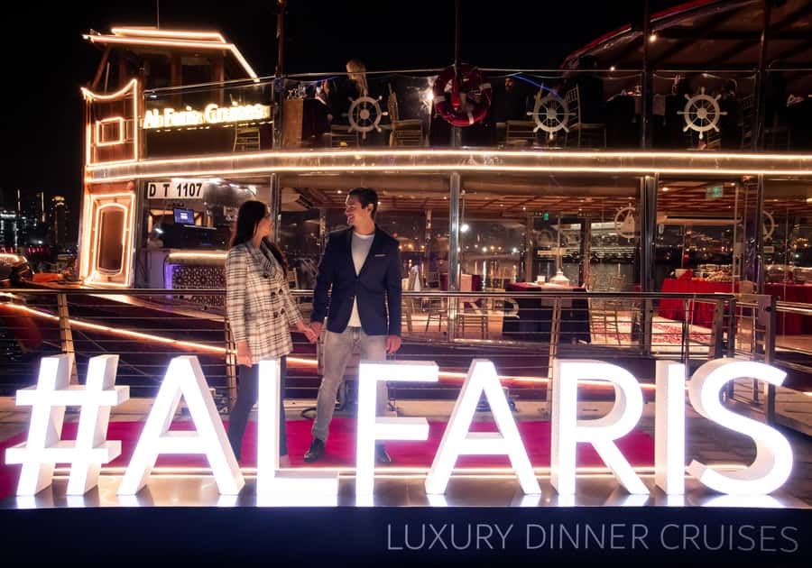 Dubai: Luxury Canal Dinner Cruise with Optional Transfers - The opening route from Festival City to the canal