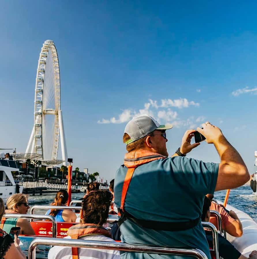 Dubai: Marina, Atlantis, Palm & Burj Al Arab Speedboat Tour - Jumeirah Beach and Dubai Harbour