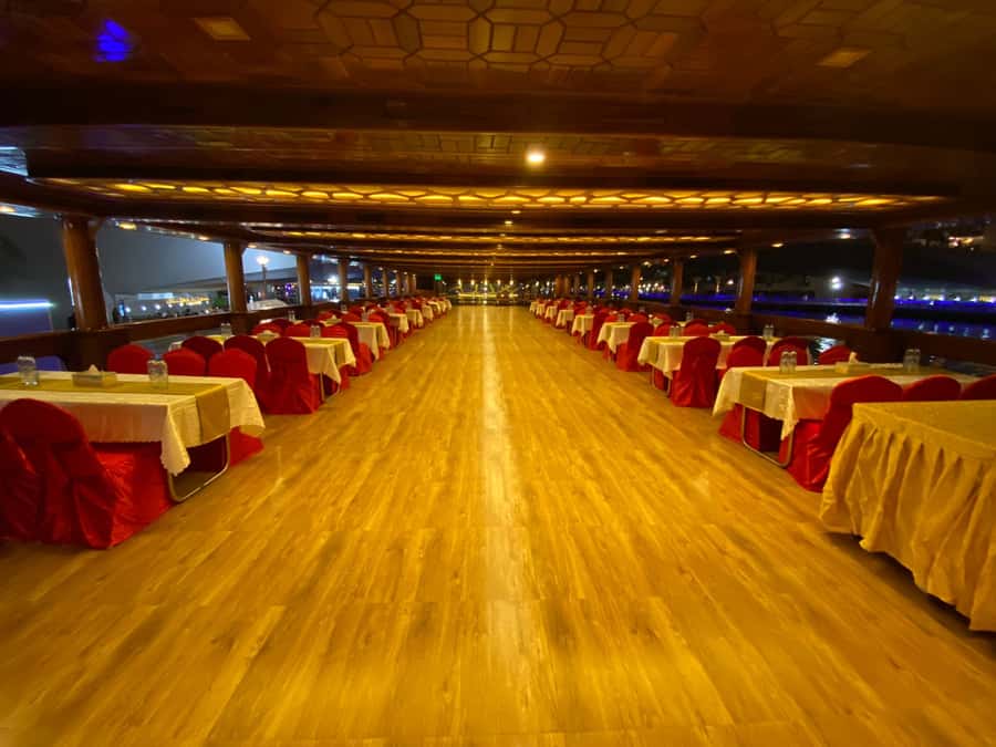 Dubai Marina: Dinner Cruise in a Traditional Boat - The Ocean Empress and Its Four Decks