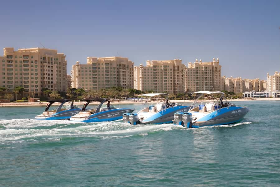 Dubai: Marina Private Boat Tour & Palm Jumeirah Sightseeing - The 80-minute cruise through the marina and Palm
