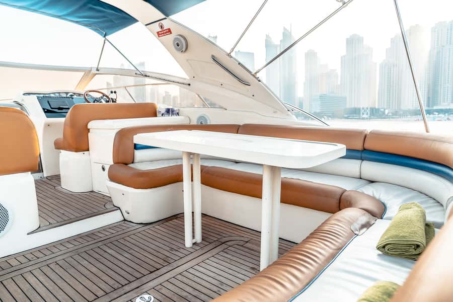 Dubai: Private Luxury Everest Yacht Cruise from Dubai Marina - Ain Dubai and the open-water views