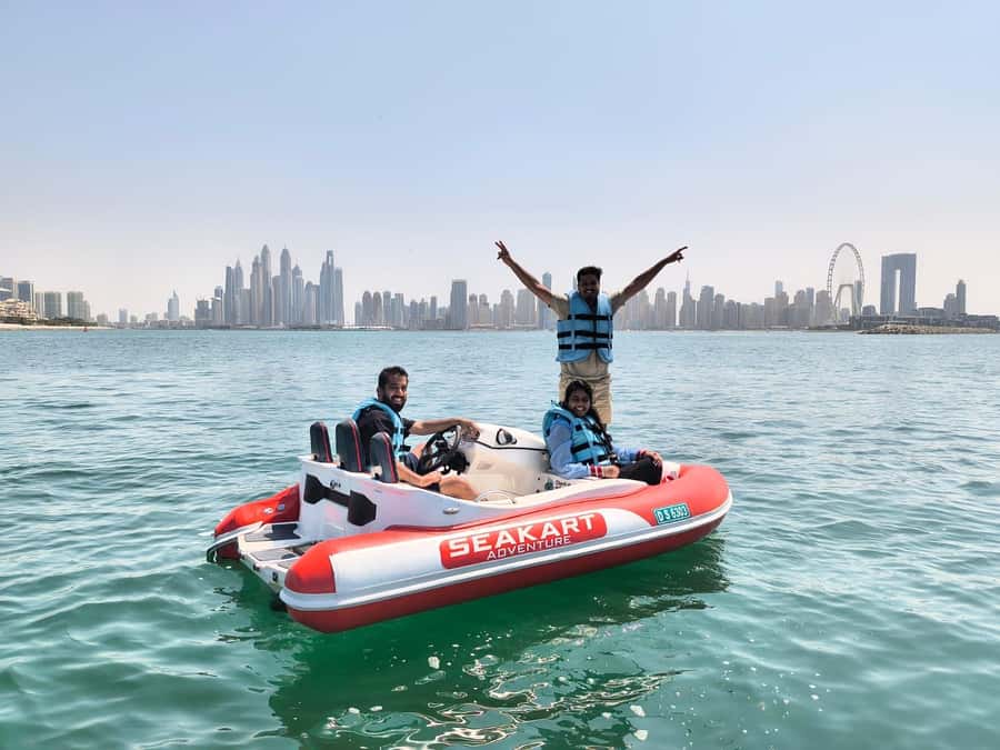 Dubai: Private Self-Drive SeaKart Jet Ski Boat Tour - Seeing Atlantis and Atlantis The Royal from the sea