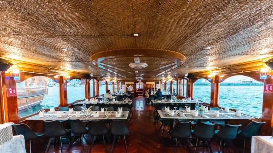 Dubai: Scenic Dhow Cruise with Buffet Dinner and Live Shows - Finding the boat near Dubai Old Village