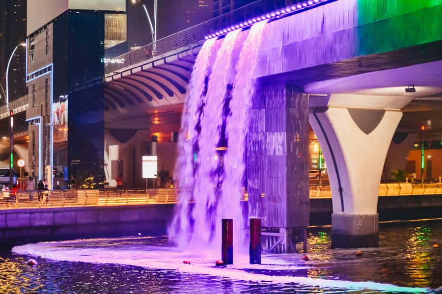 Dubai: Water Canal Cruise and La Perle Show with Dinner - The canal route, bridges, and skyline views