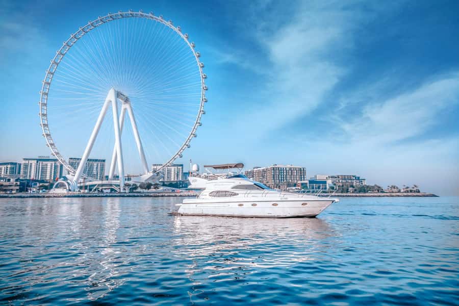 Dubai Yacht Tour - Boat Trip upto 12 guests Private event - Two Hours: A Better Balance