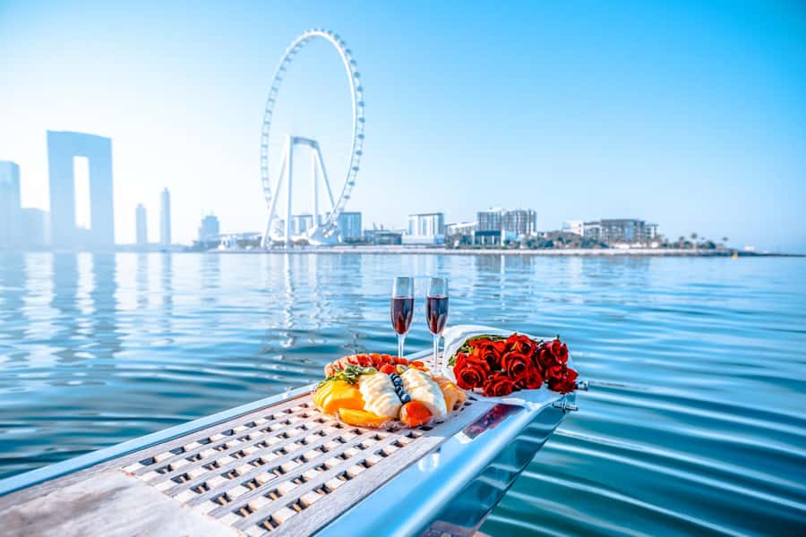Dubai Yacht Tour - Boat Trip upto 12 guests Private event - Four and Five Hours: More Time, Less Hurry