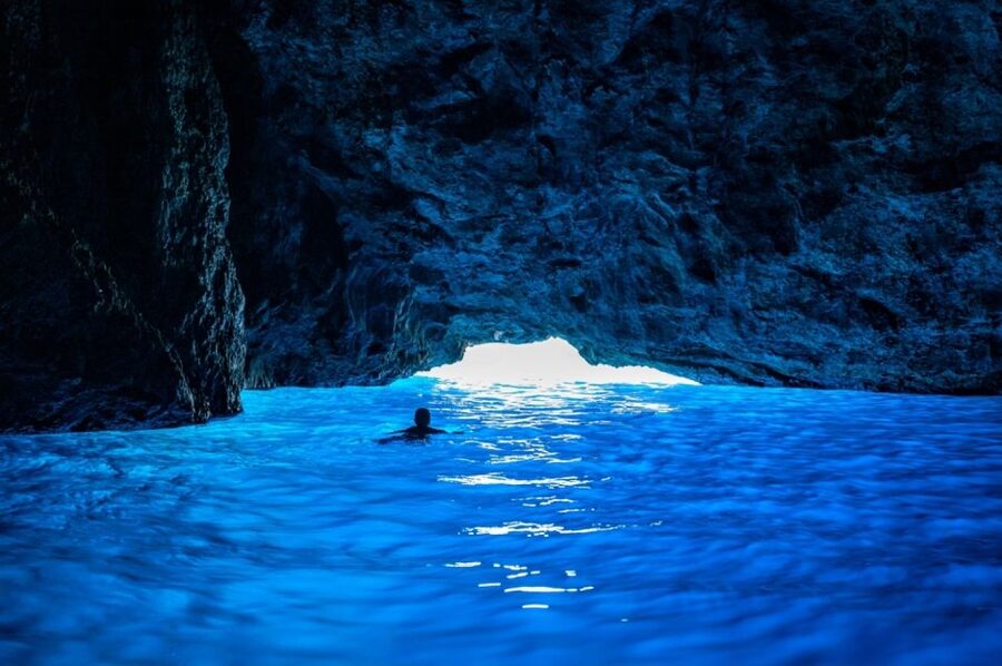 Dubrovnik: Blue & Green Caves Private Boat Tour with Drinks - Sunj Beach on Lopud
