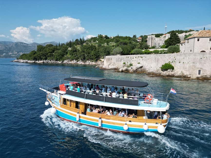 Dubrovnik: Elaphite Islands Cruise with Drinks/Lunch Options - The optional Blue Cave trip near Koločep