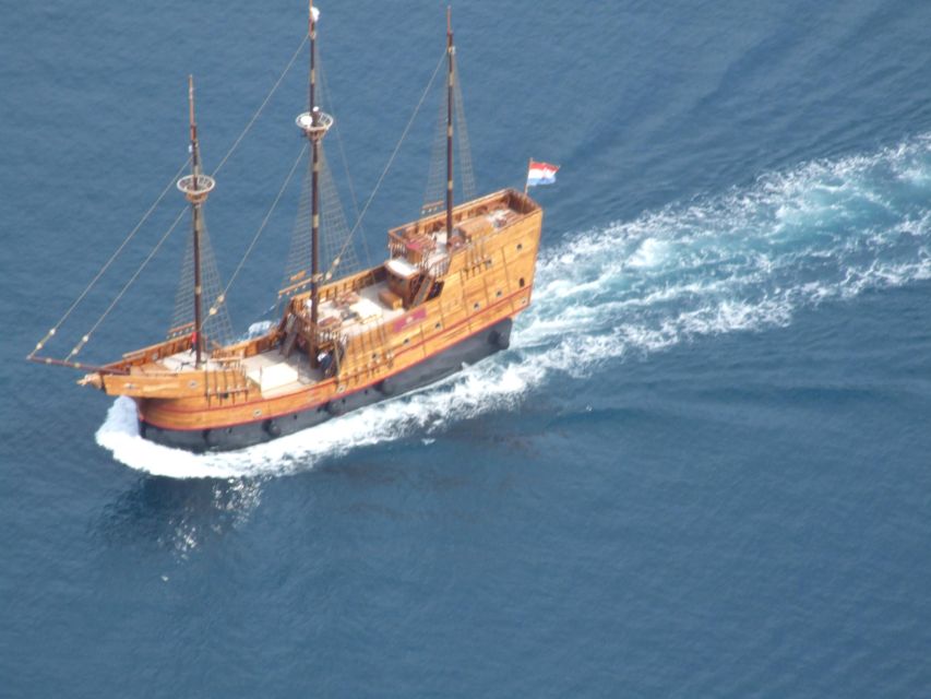 Dubrovnik: Elaphiti Island Luxury Pirate Ship Cruise - Šipan: a quiet second stop with a wine option