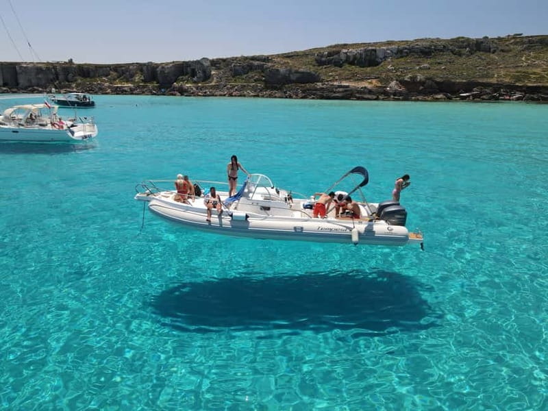 Egadi Boat Experience: Favignana & Levanzo from Trapani - Speeding toward Favignana