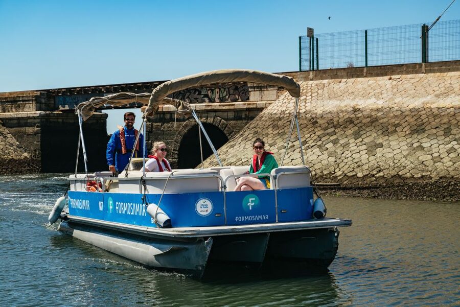 Faro: Deserta Island and Farol Island Catamaran Boat Trip - The Return Through the Channels