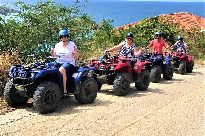 For cruise passengers: Guided ATV Tour of Dutch & French St. Maarten - Riding across the Dutch and French sides