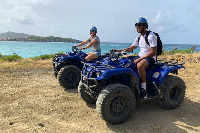 For cruise passengers: Guided ATV Tour of Dutch & French St. Maarten - Jesus Walk in the French Nature Reserve