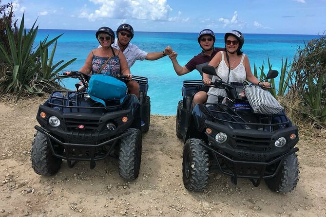 For cruise passengers: Guided ATV Tour of Dutch & French St. Maarten - The airport beach and final beach stop