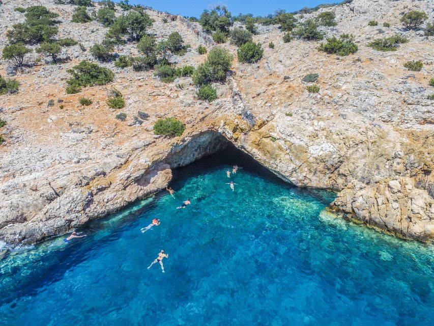 From Ag Anna: Rina's Cave and Ano and Kato Koufonisi Cruise - Rina’s Cave: the best swim of the day