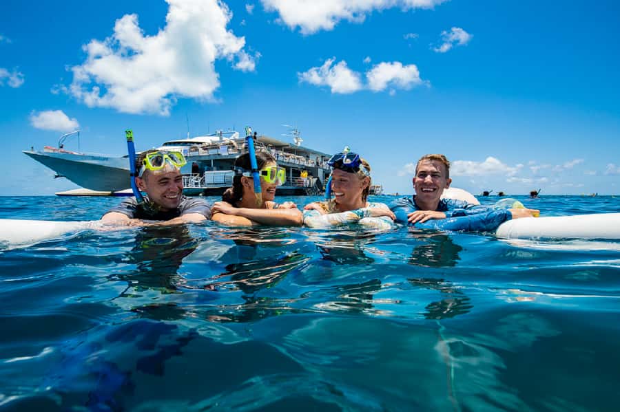 From Airlie Beach: Great Barrier Reef Adventure Cruise - The long run from Airlie Beach to Hardy Reef