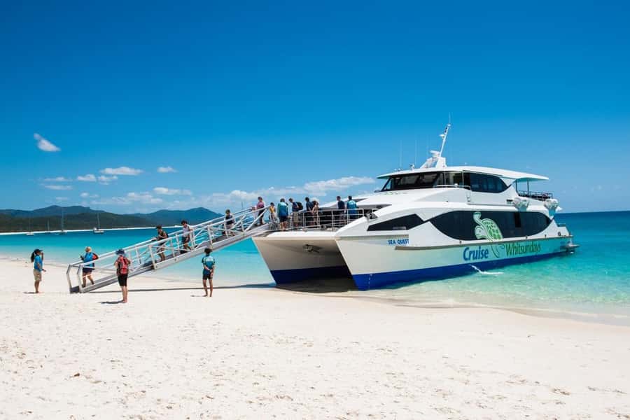 From Airlie: Whitsundays and Whitehaven Half-Day Cruise - Staff, organization, and onboard comfort
