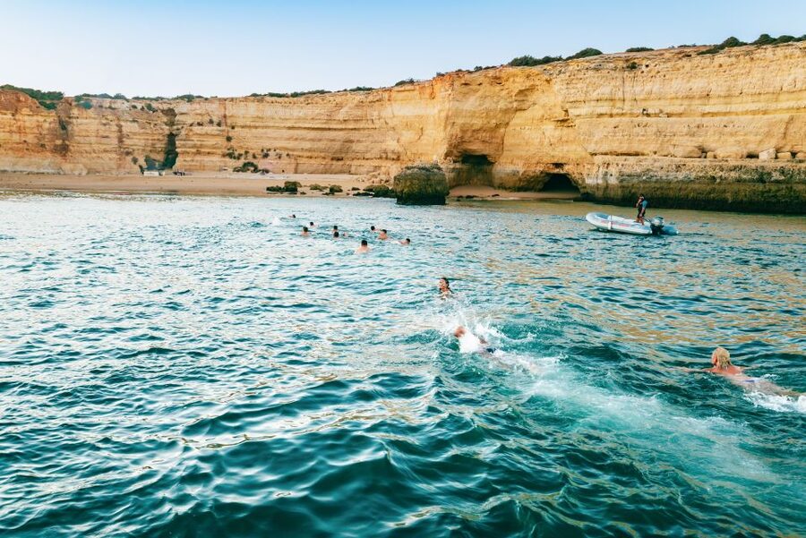 From Albufeira: Sunset Cruise and Beach BBQ with Open Bar - Open-bar drinks and the evening mood