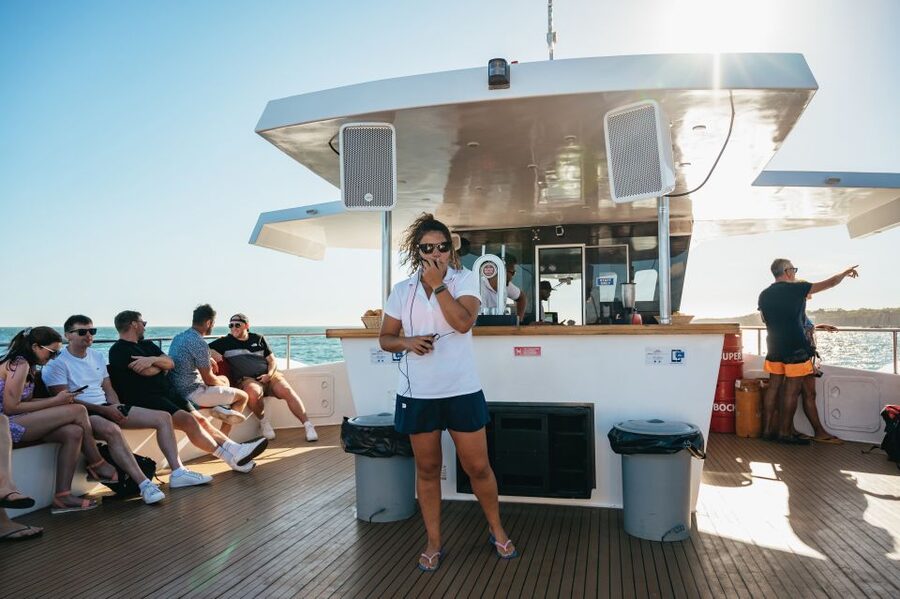 From Albufeira: Sunset Cruise and Beach BBQ with Open Bar - Reaching the secluded beach by smaller boat