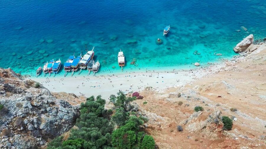 From Antalya or Kemer: Suluada Island Boat Trip with Lunch - The freshwater beach and island views