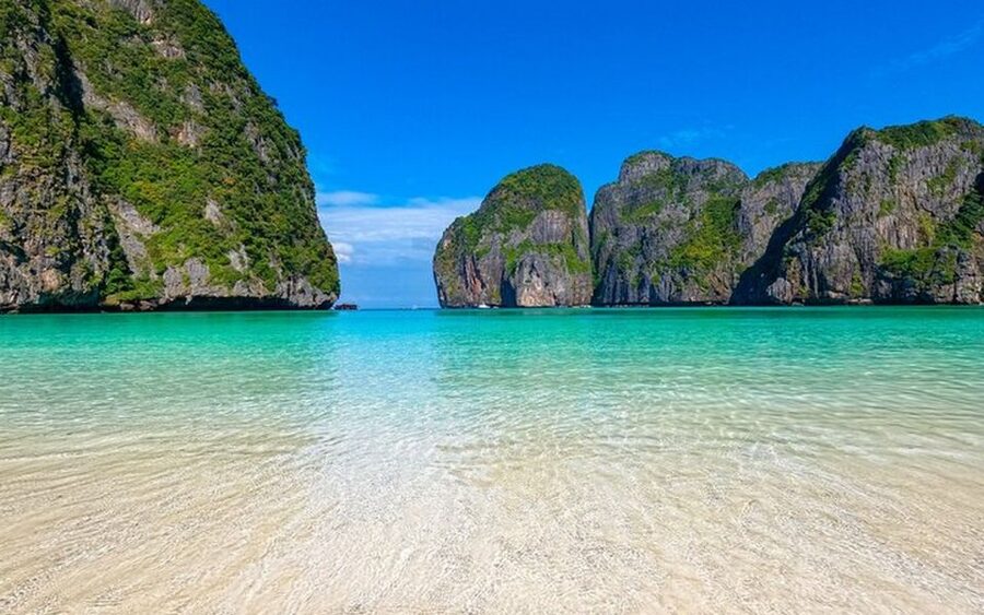 From Ao Nang: Phi Phi Islands Day Tour by Boat with Lunch - Bamboo Island closes the day with beach time