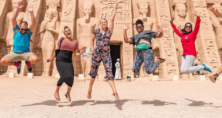 From Aswan:4 Days Nile Cruise Luxor Abu Simbel & Air Balloon - The guide can make or break the four days