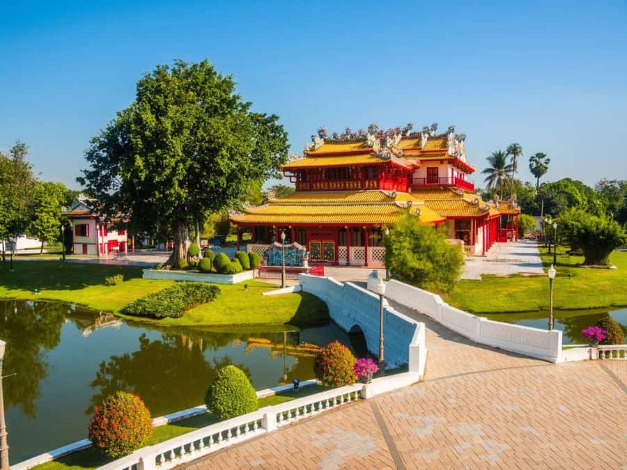 From Bangkok: Ayutthaya Temples and Boat Tour with Lunch - Bang Pa-In Palace: a cooler, polished opening